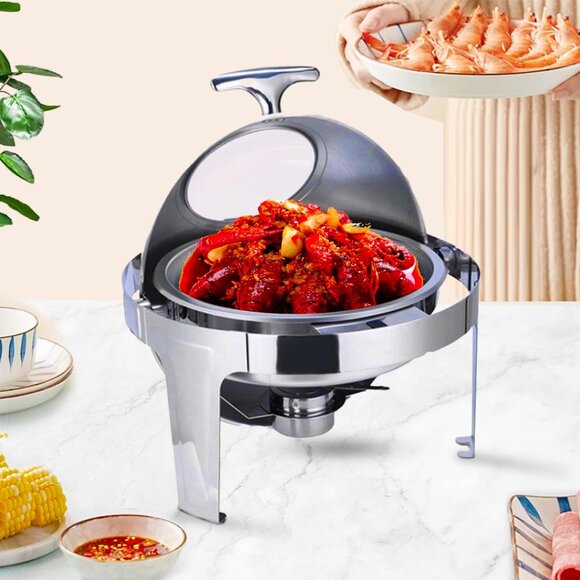 SOGA 6L Chafing Dish with Roll Top - Picture 5 of 8